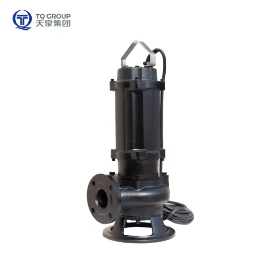 DN50-DN80 10-40m3/H 10-30m Wqzg Series Submersible Sewage Pump Centrifugal Pump Water Pump with Grinder Impeller 1HP/1.5HP/2HP/3HP/4HP